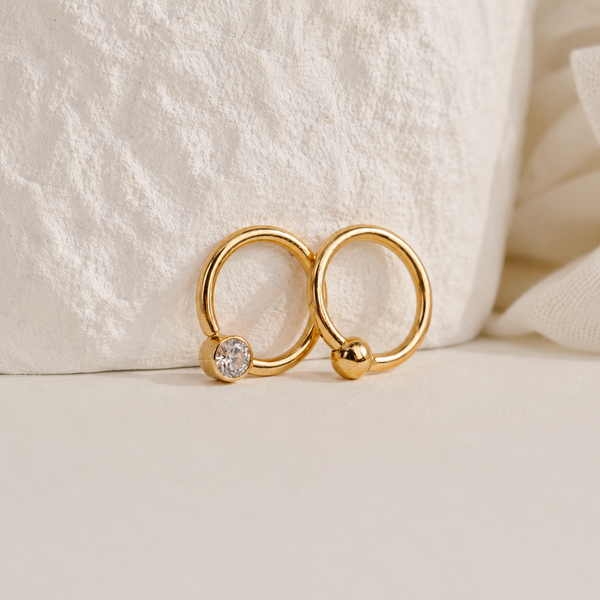Gold Bead Rings