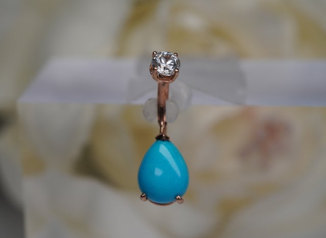 Navel Jewelry in Turquoise