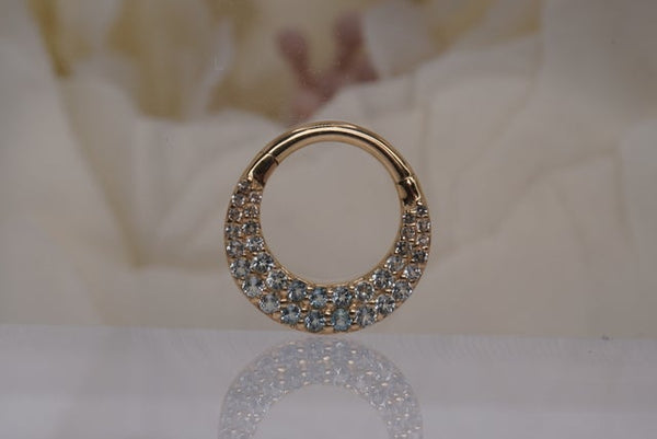 Rings with Aquamarine