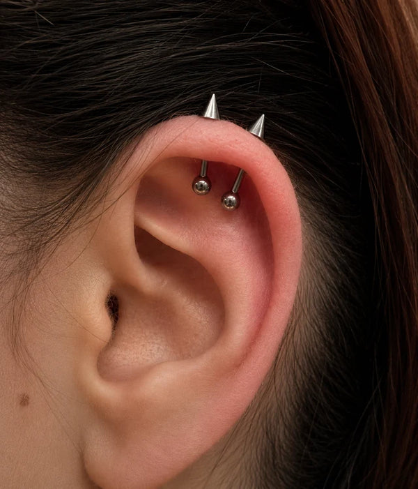 Vertical Helix Piercing