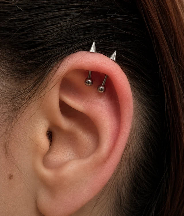 Vertical Helix Piercing