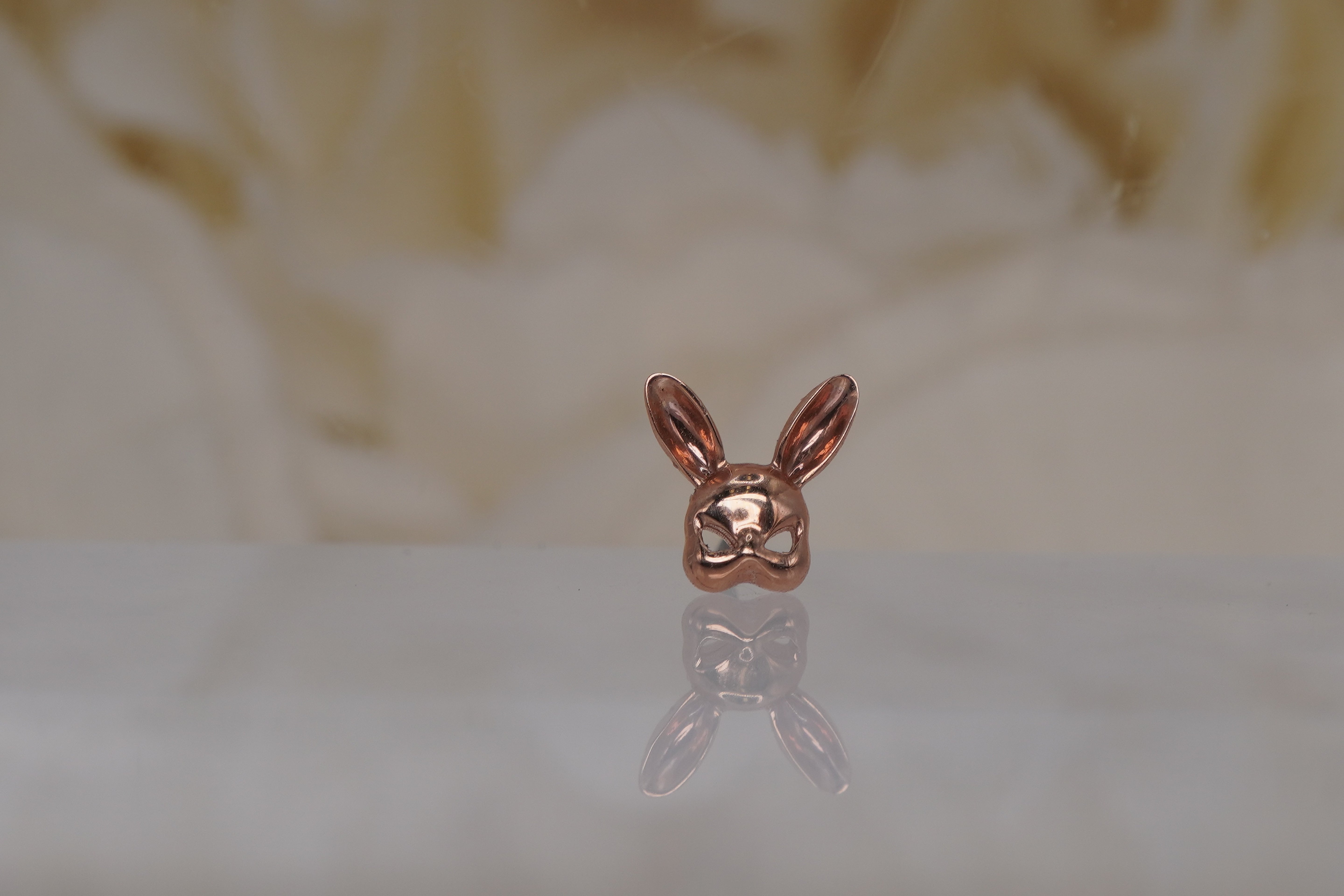 Junipurr 14k “Honeybunny” THREADLESS in yellow white and rose gold