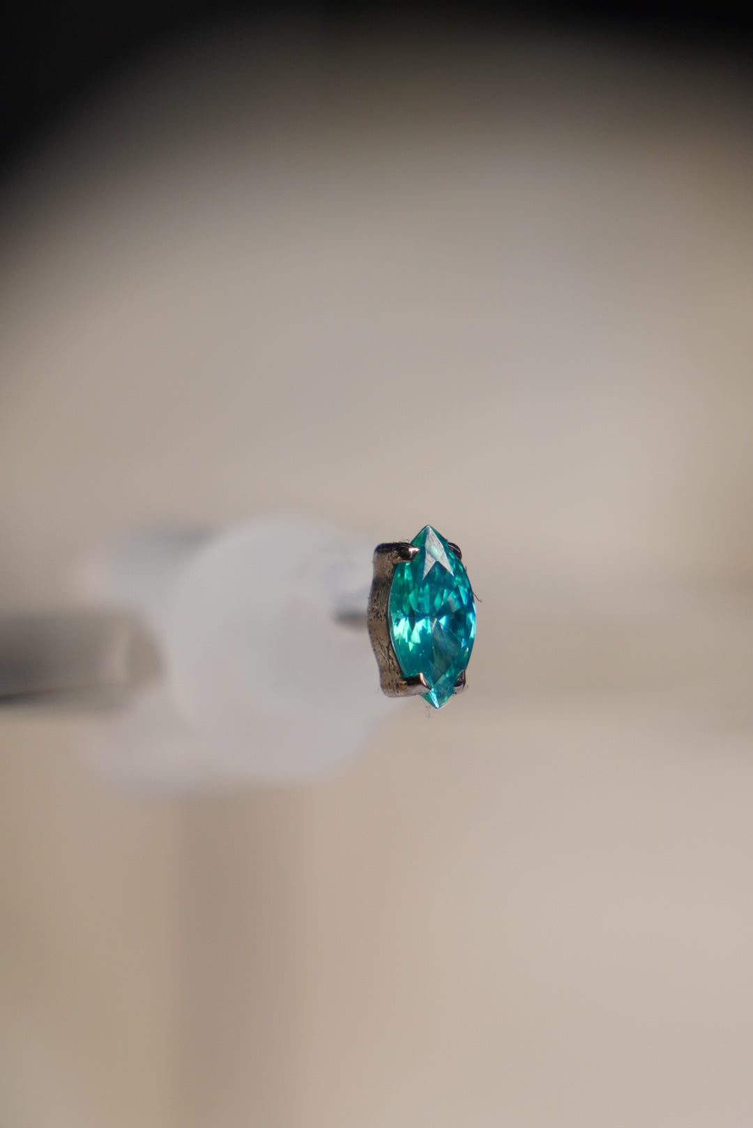 Mint Green Marquise Cut Prong