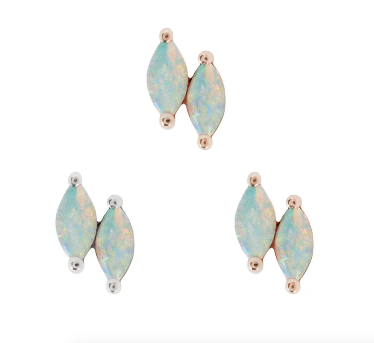 Double Zuri- with Opals
