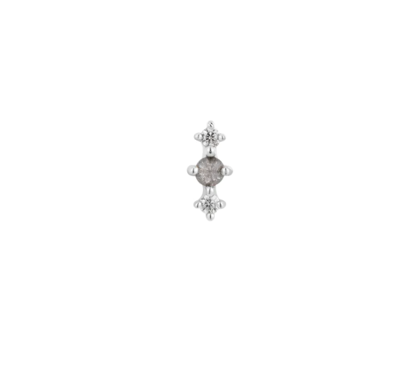 Ghost Flower with Grey Diamonds