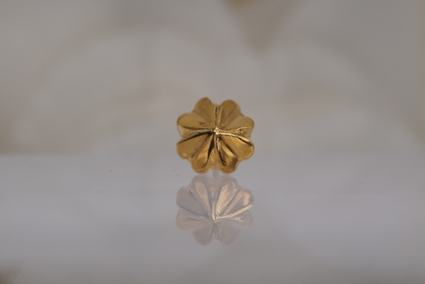Four Leaf Clover in Yellow Gold