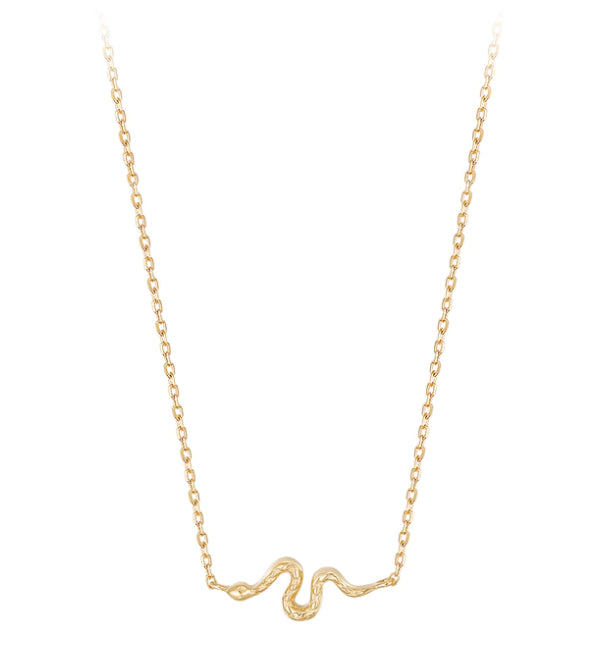 Serpent Necklace in Yellow Gold