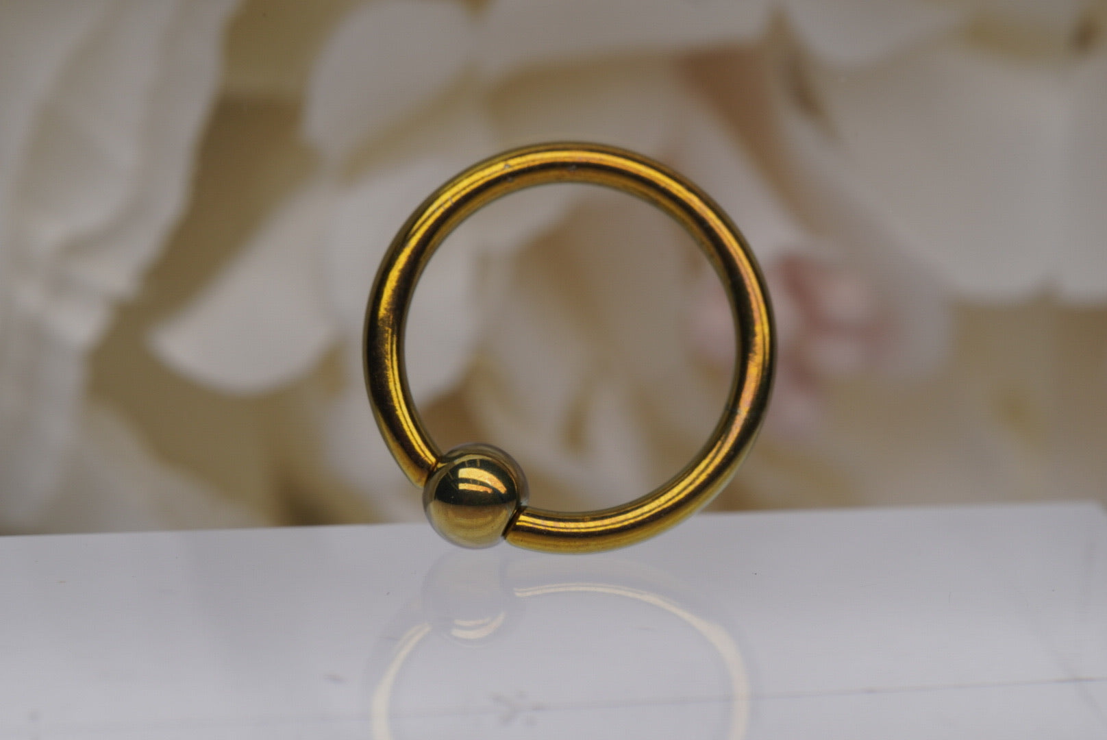 16g Anodized Niobium Captive Bead Rings