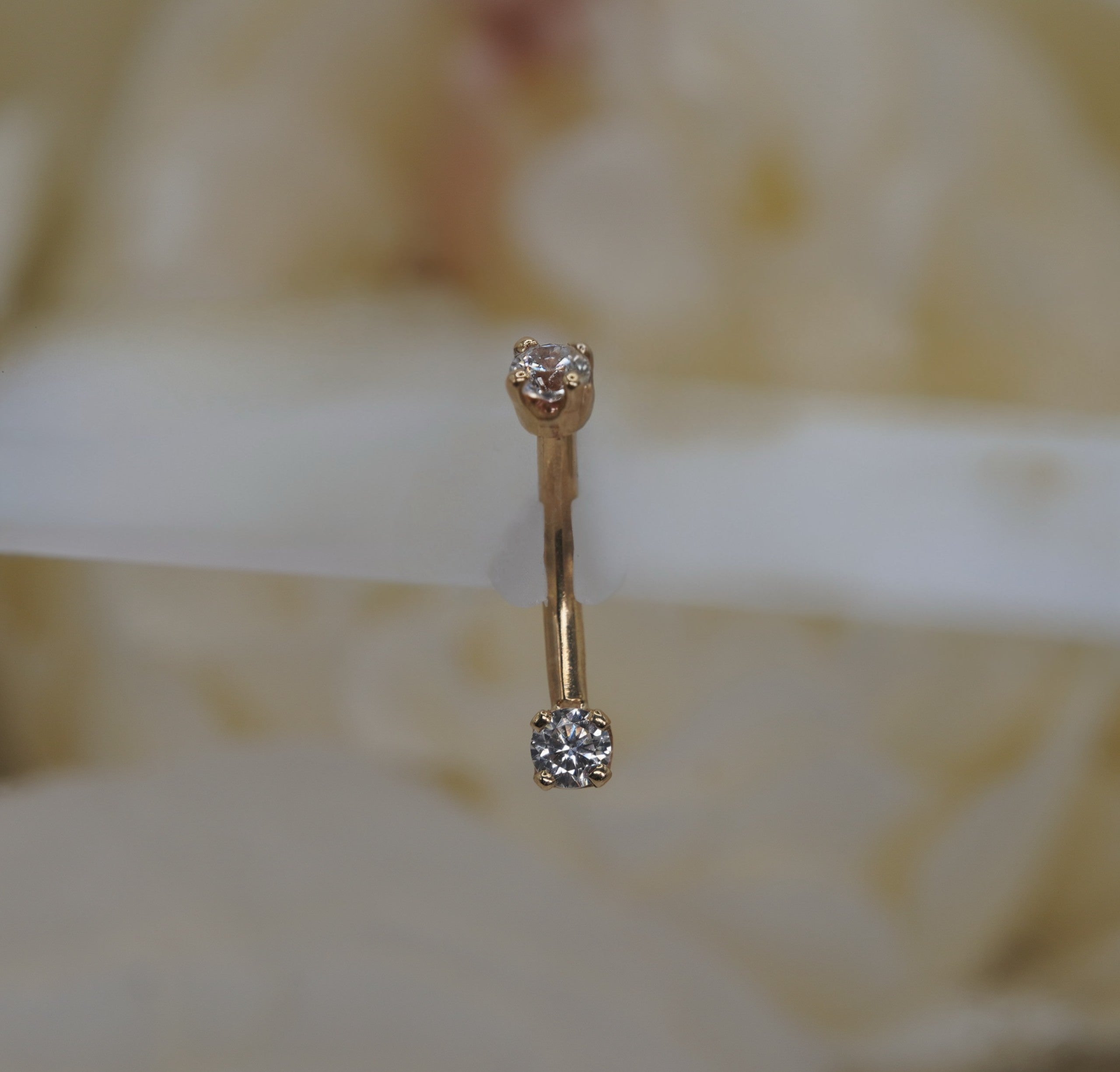 Threadless Prong Curved Barbell