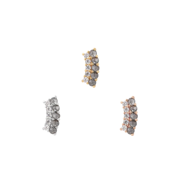 Whisper + Shout with Grey Diamonds
