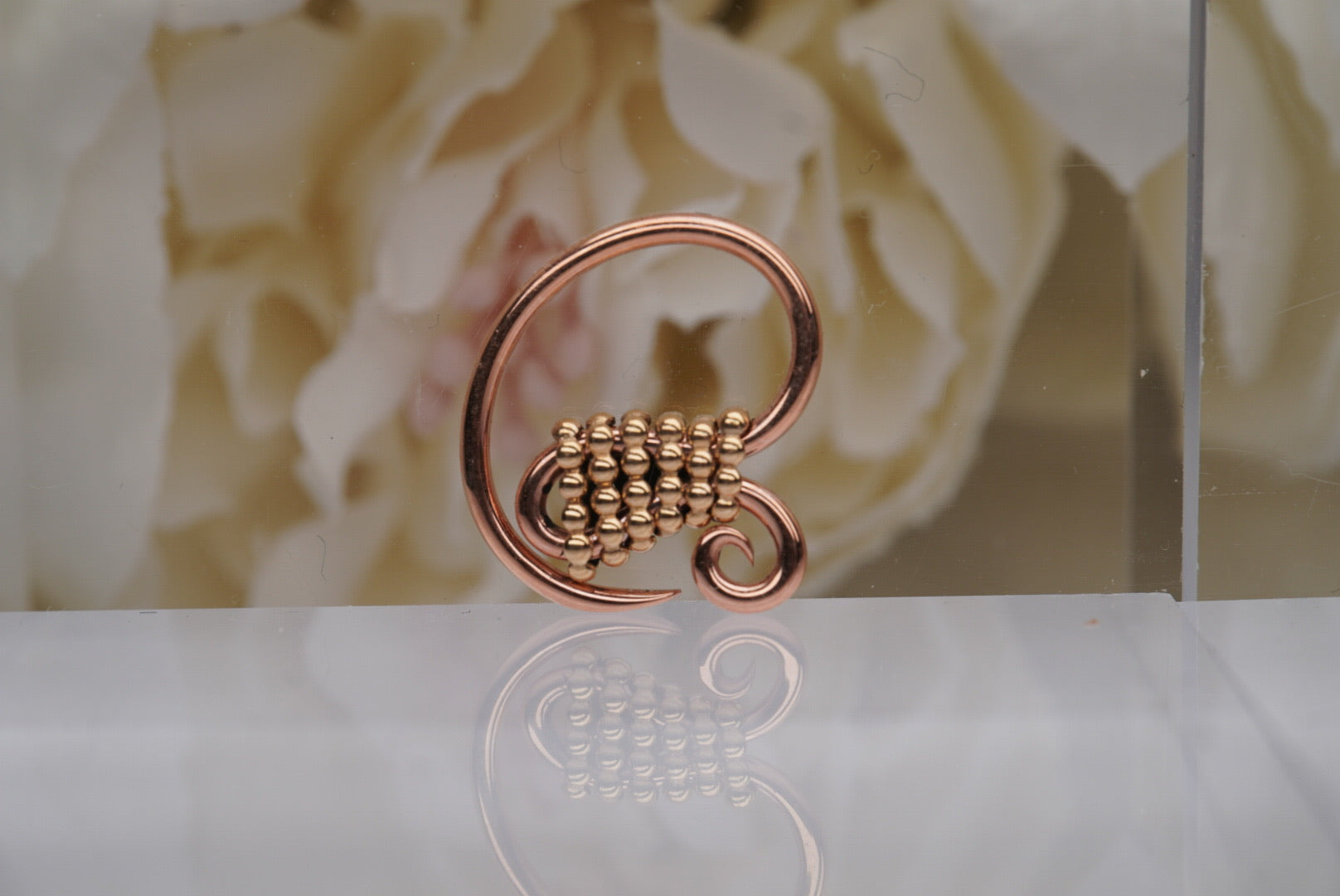 Two Tone Wrap in Yellow & Rose Gold