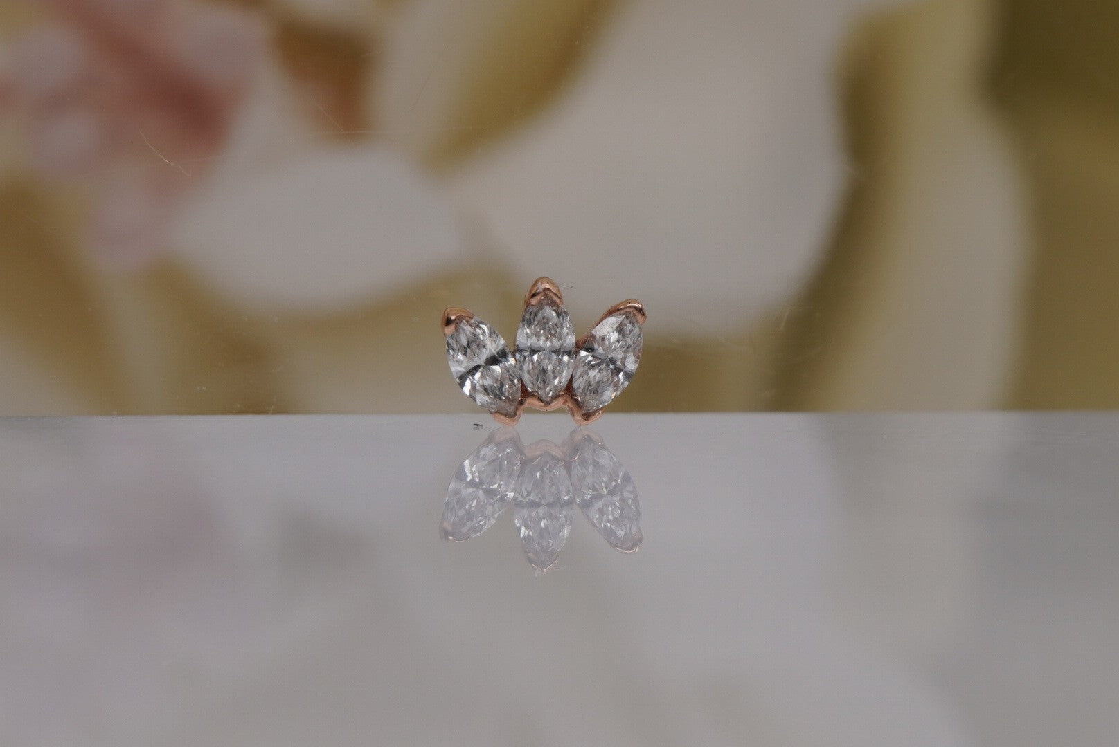 Triple Marquise Fan-GENUINE DIAMONDS