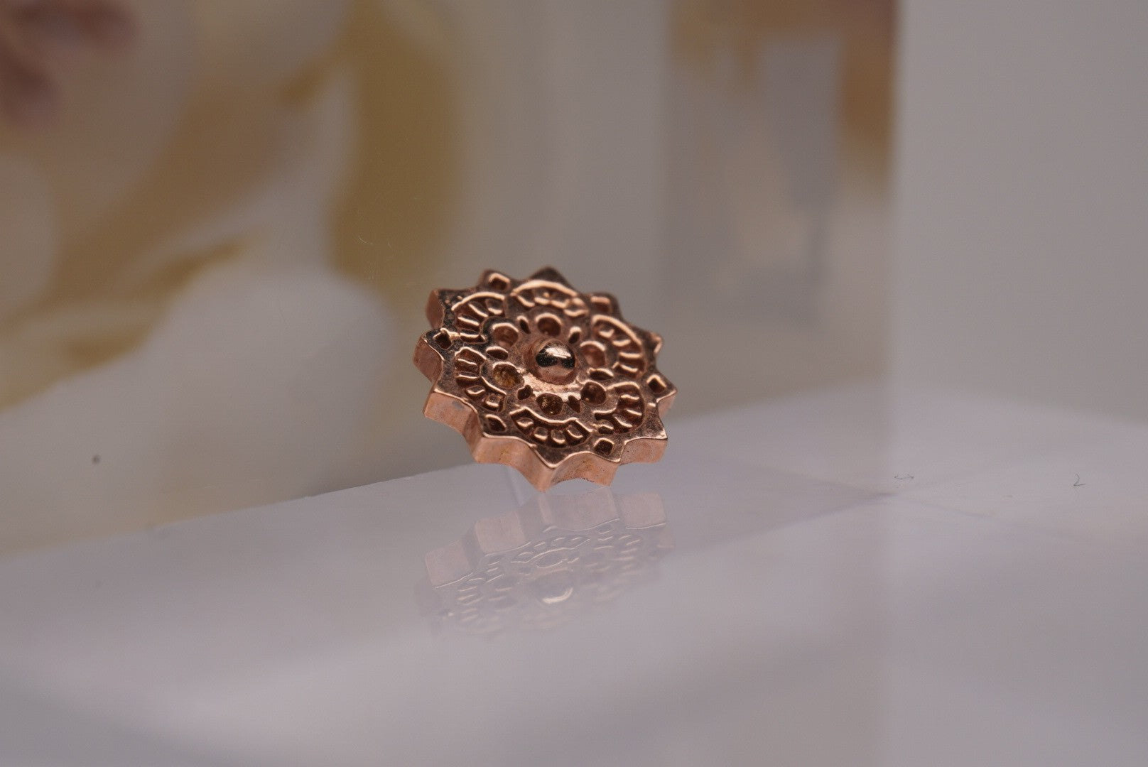 Large Lotus - Gold Plated
