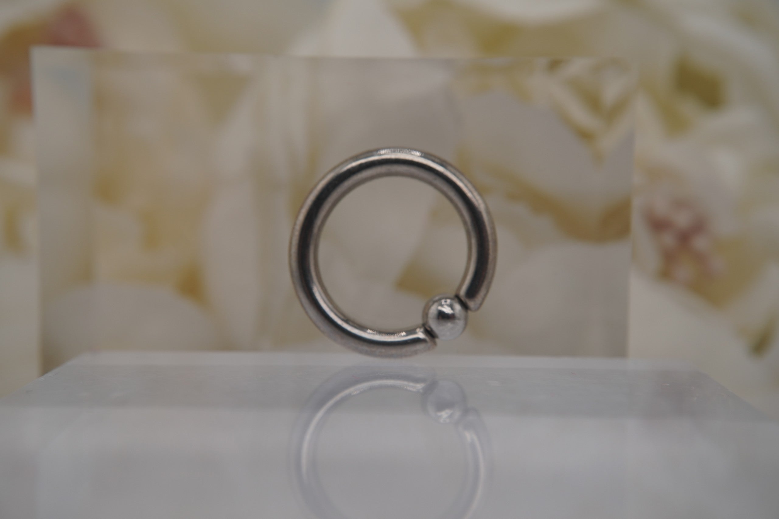 10g Captive Bead Rings- Stainless Steel