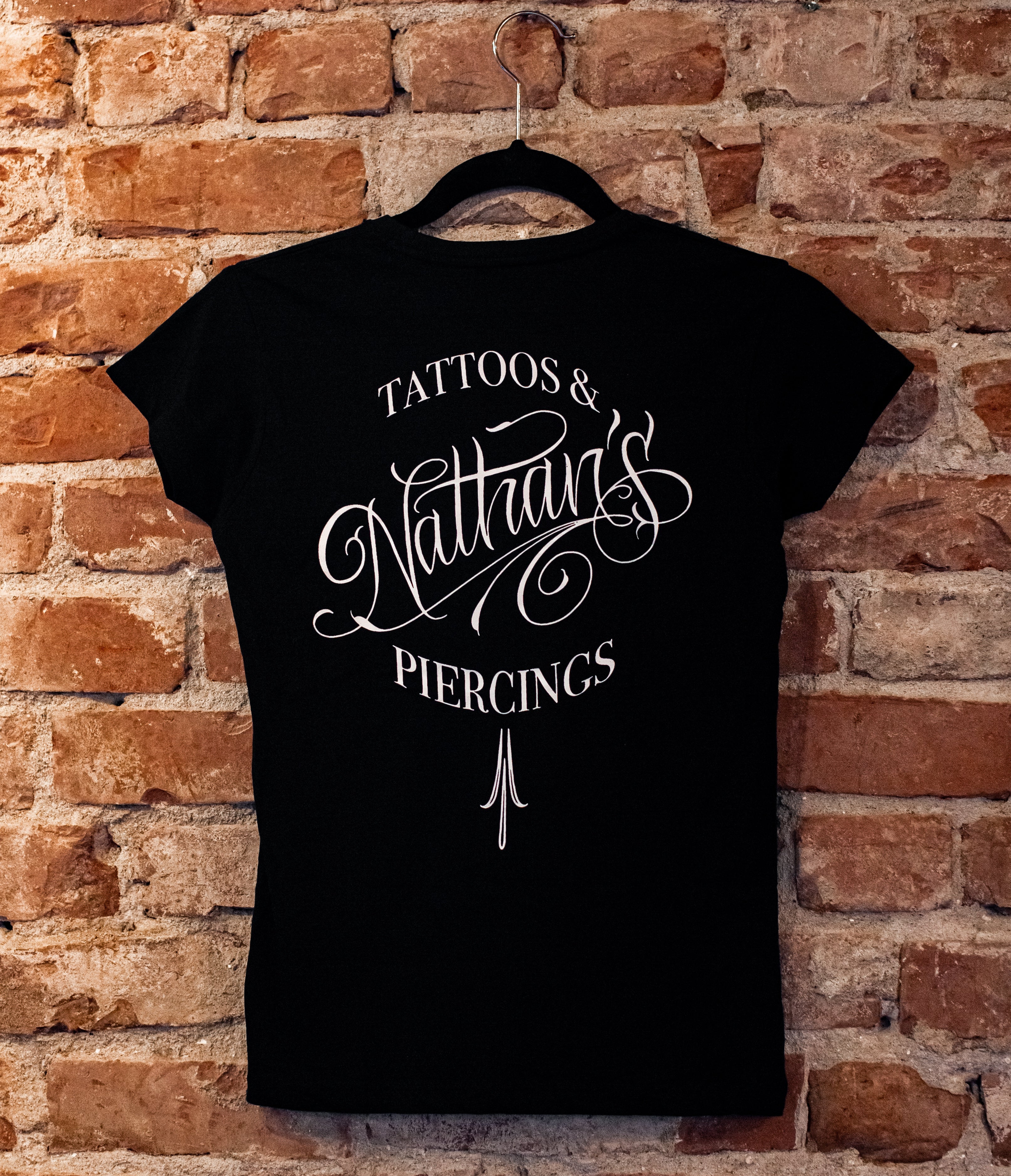 Women's "Nathan's" T-Shirt in White- SMALL