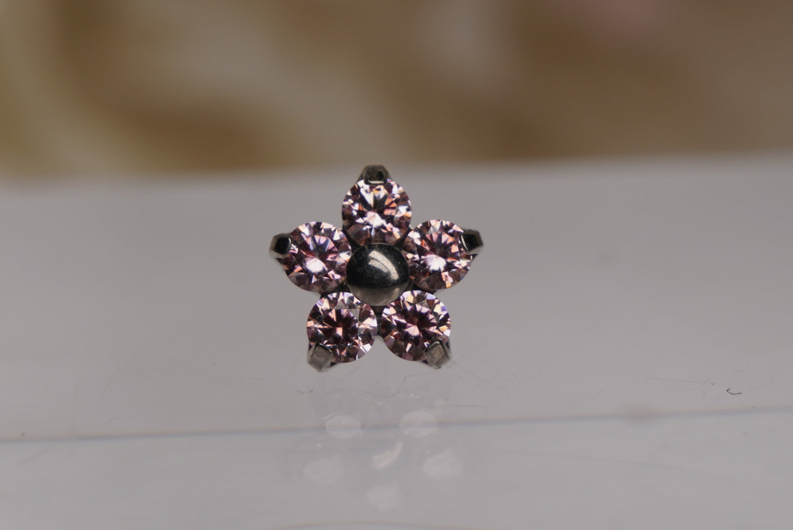5-Petal Flower (Morganite)