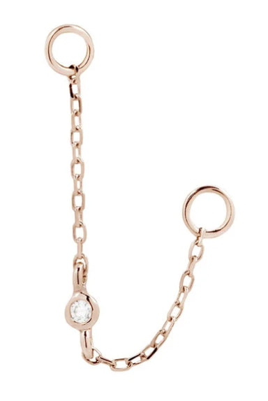 Single Chain with a Round Crystal