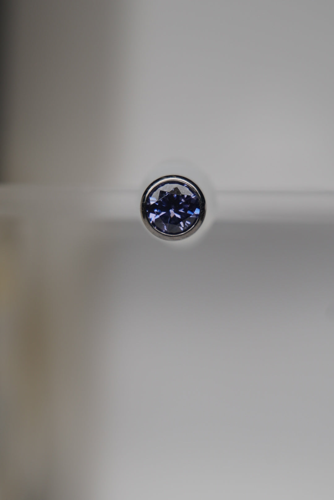 Tanzanite Crystal-  Bezel