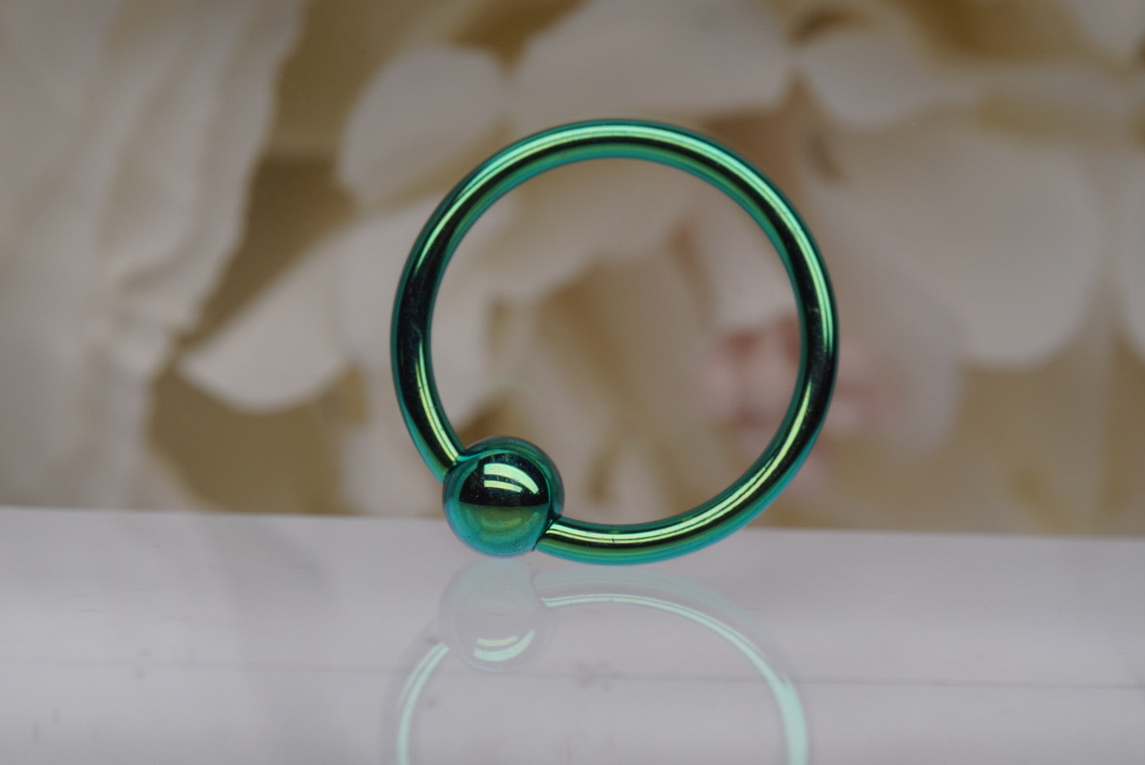 18g Anodized Niobium Captive Bead Rings