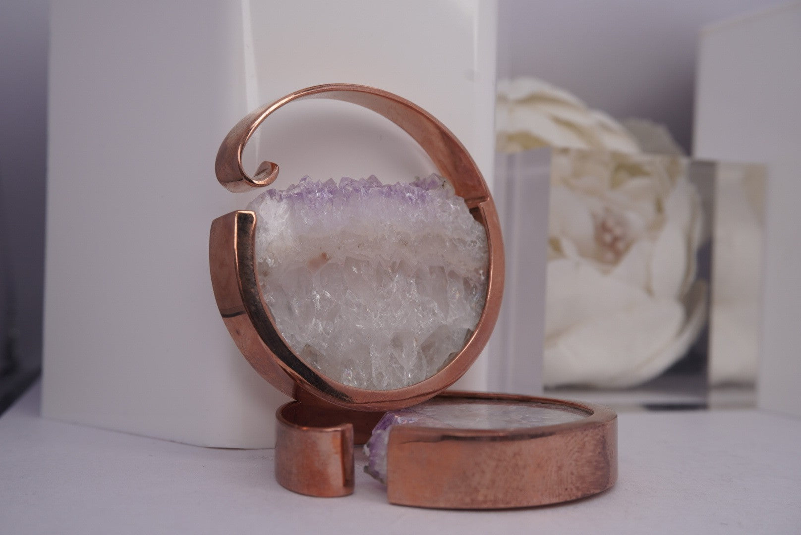 Muse Hoops - Light Amethyst