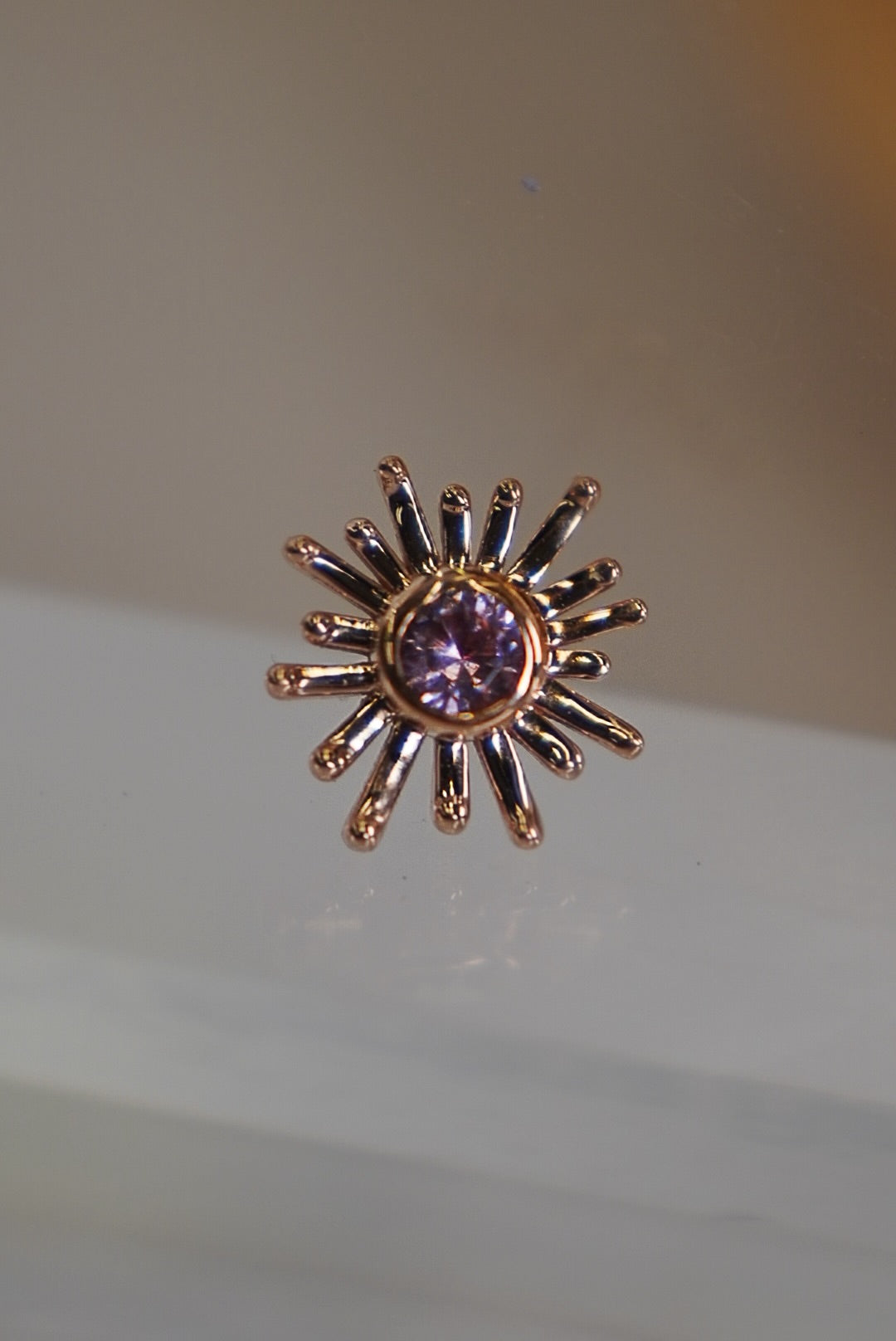 Large Sunray with Amethyst