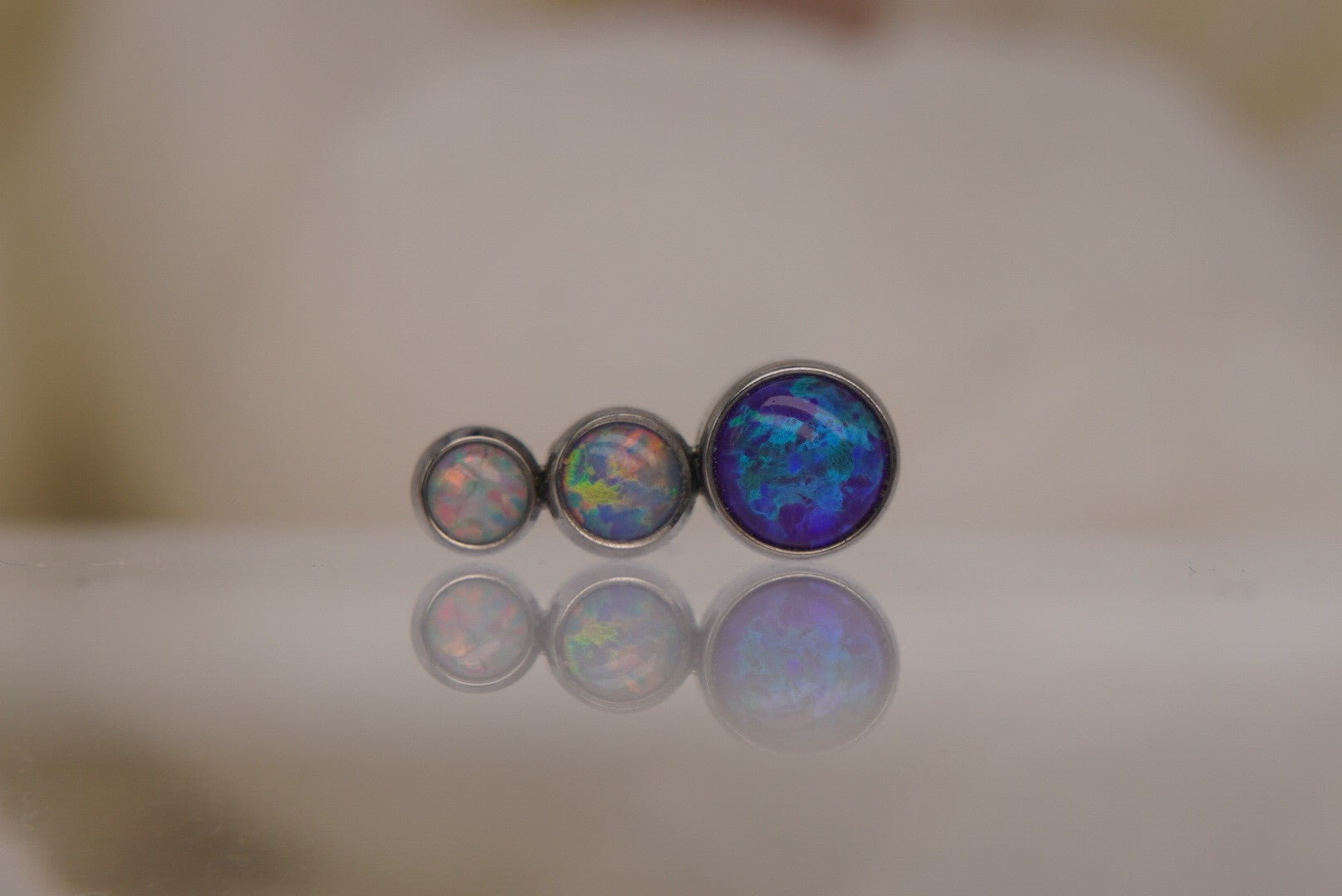 3-Gem  (Lavender & Bubblegum Opals) 16g