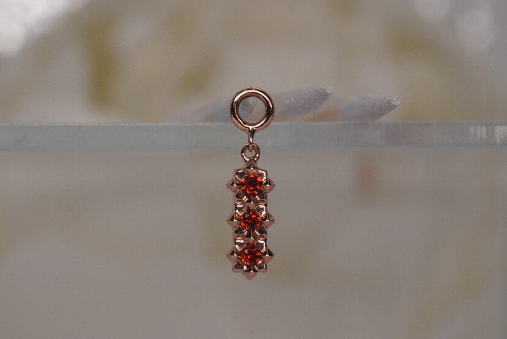 Stargazer Pendant with Garnet