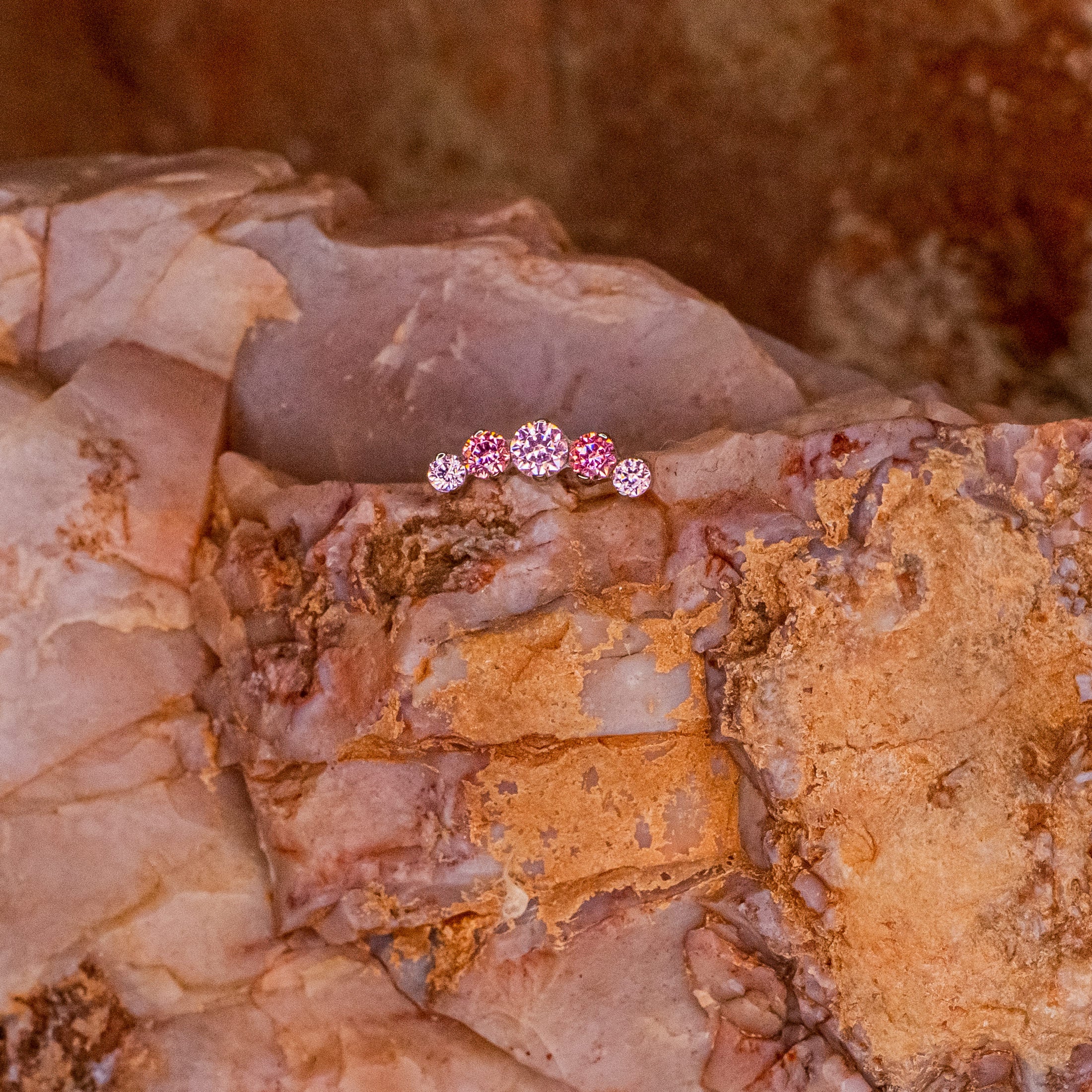 Pink & Special Pink Crystal Prium- 16/18g