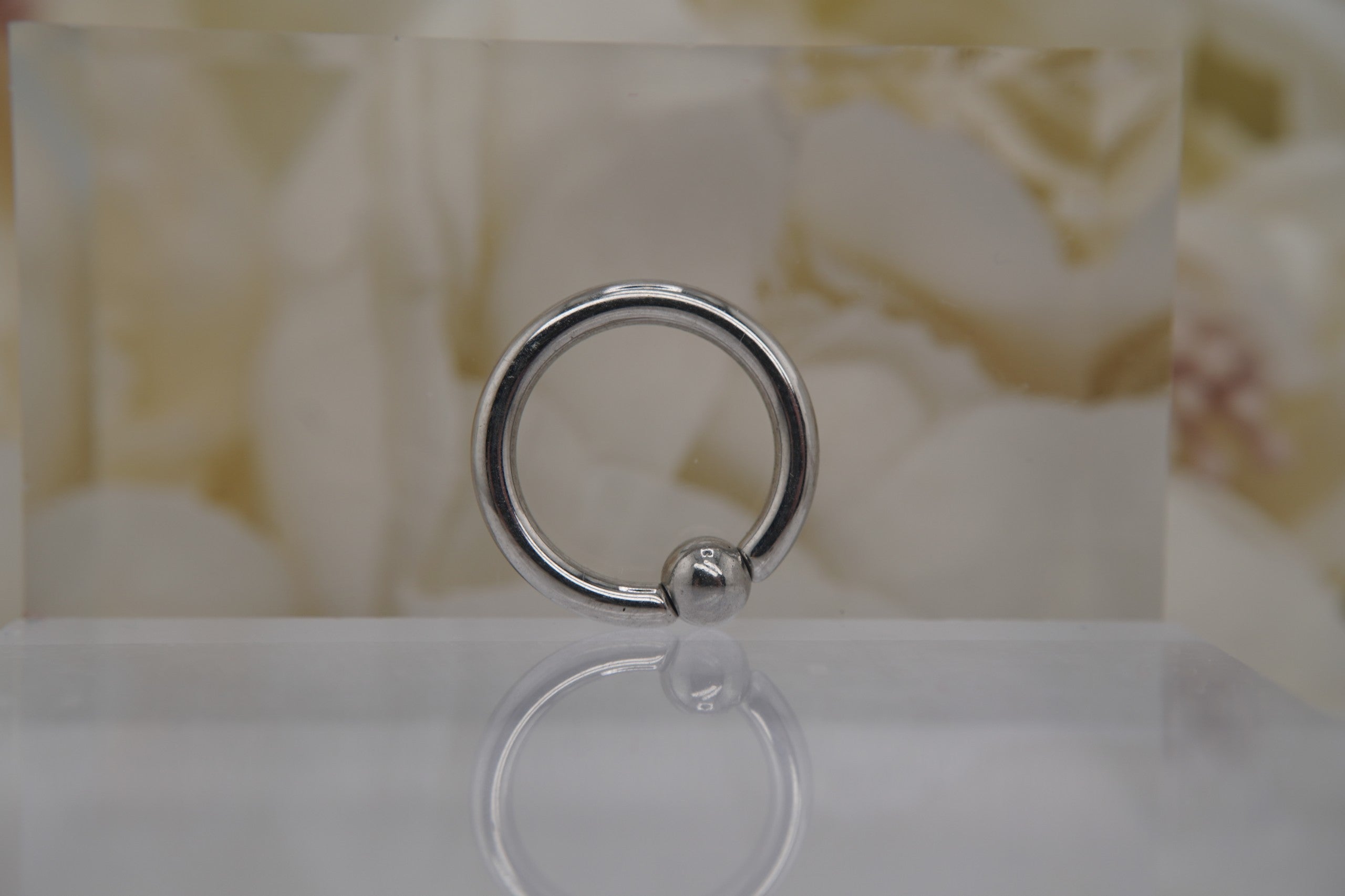 12g Captive Bead Rings- Stainless Steel