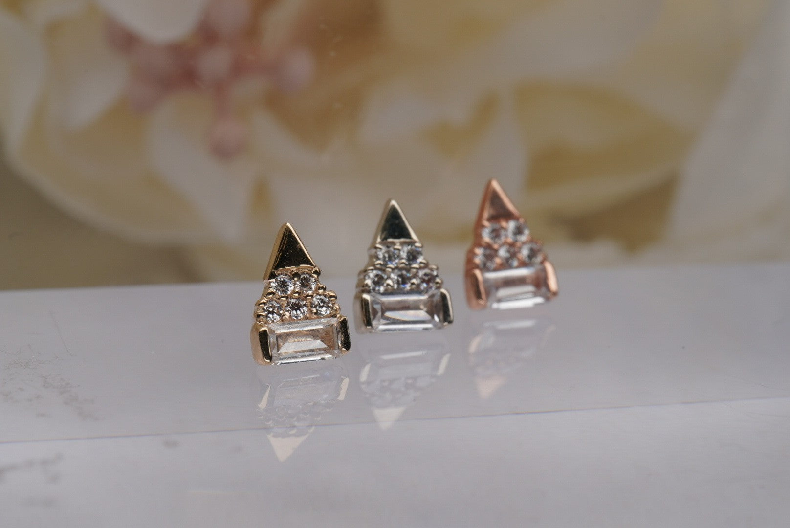 Triangle with Baguette