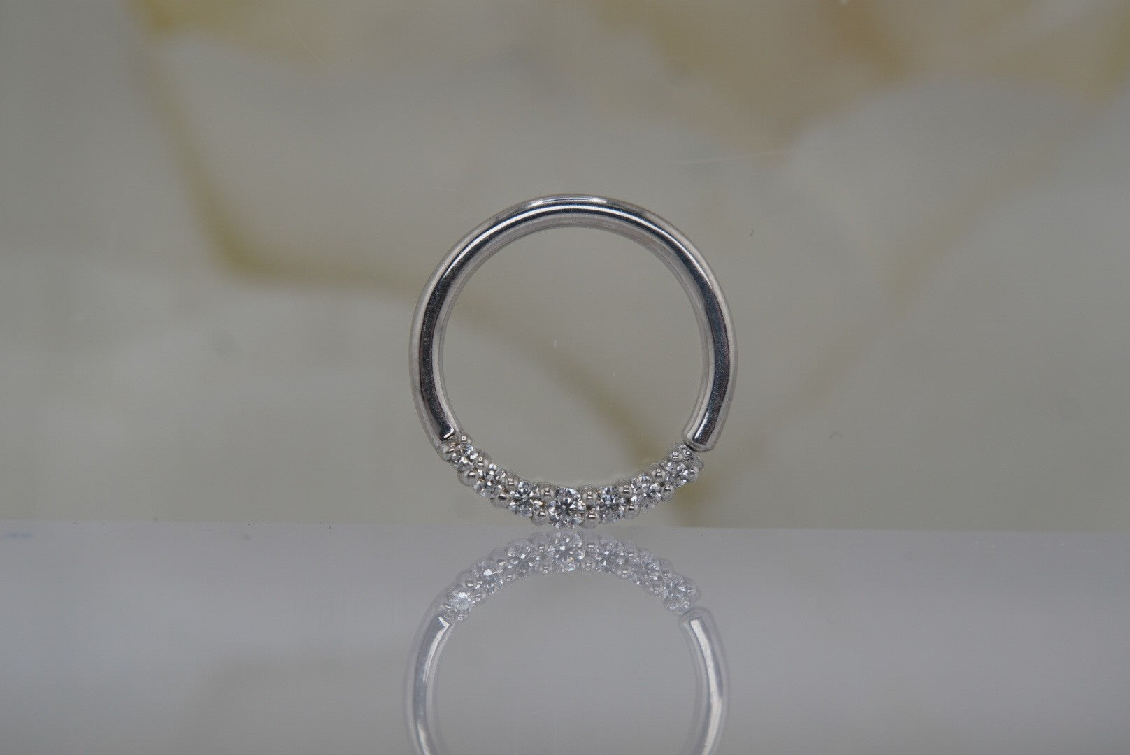 Audrey Seamless Ring- 16g 3/8"