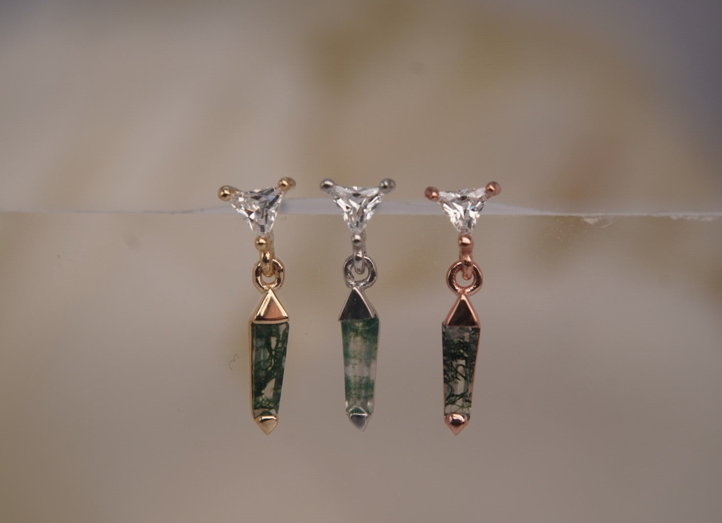Savvy with Moss Agate