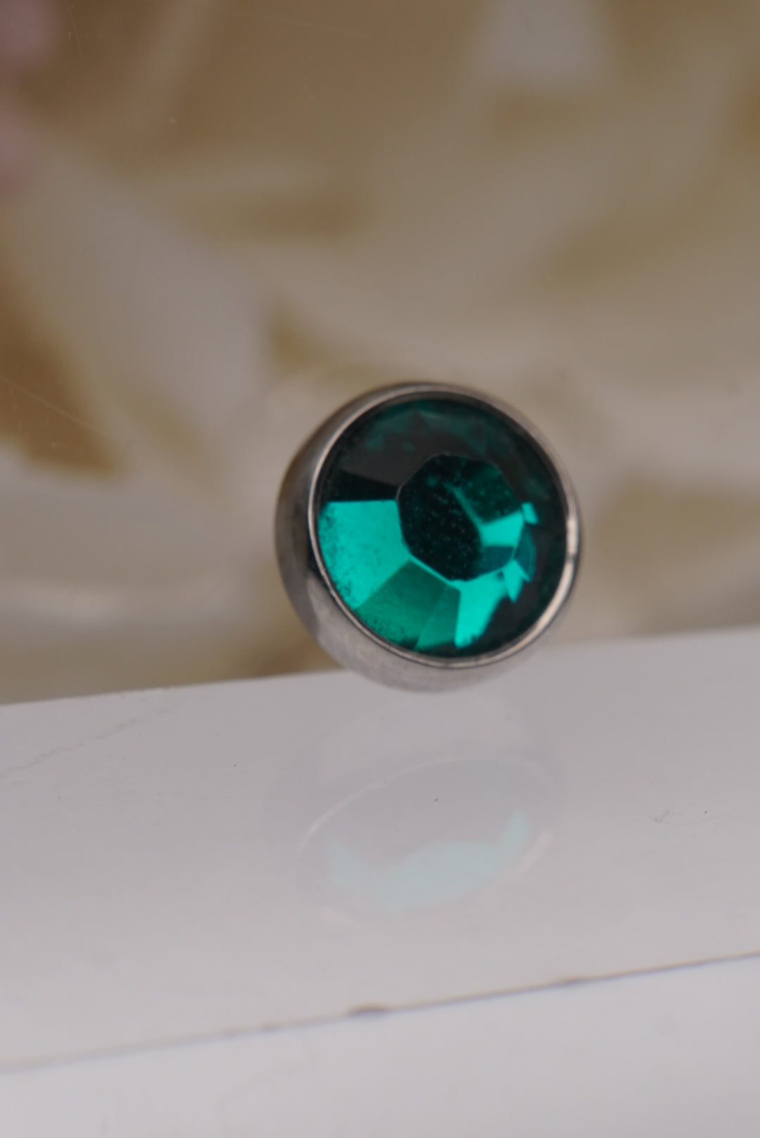 Emerald Crystal- Flat Faceted Gems 14g