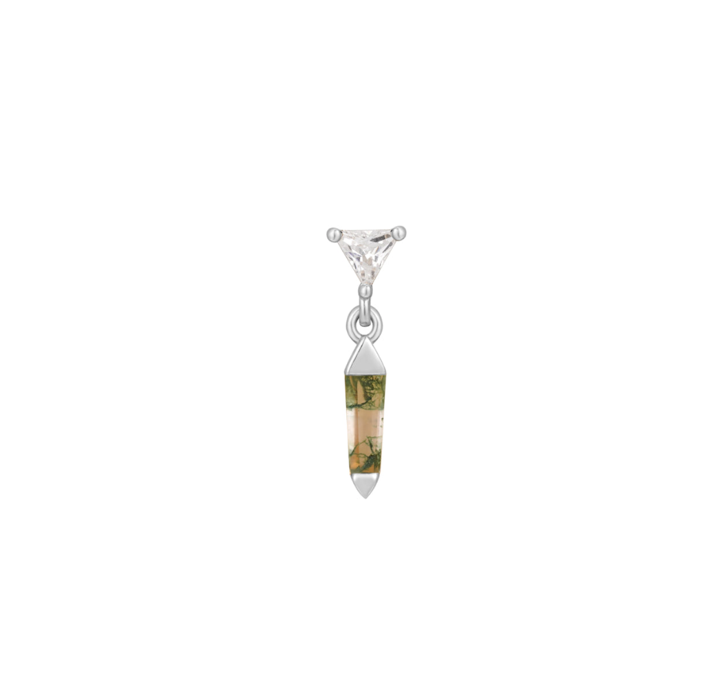 Savvy with Moss Agate