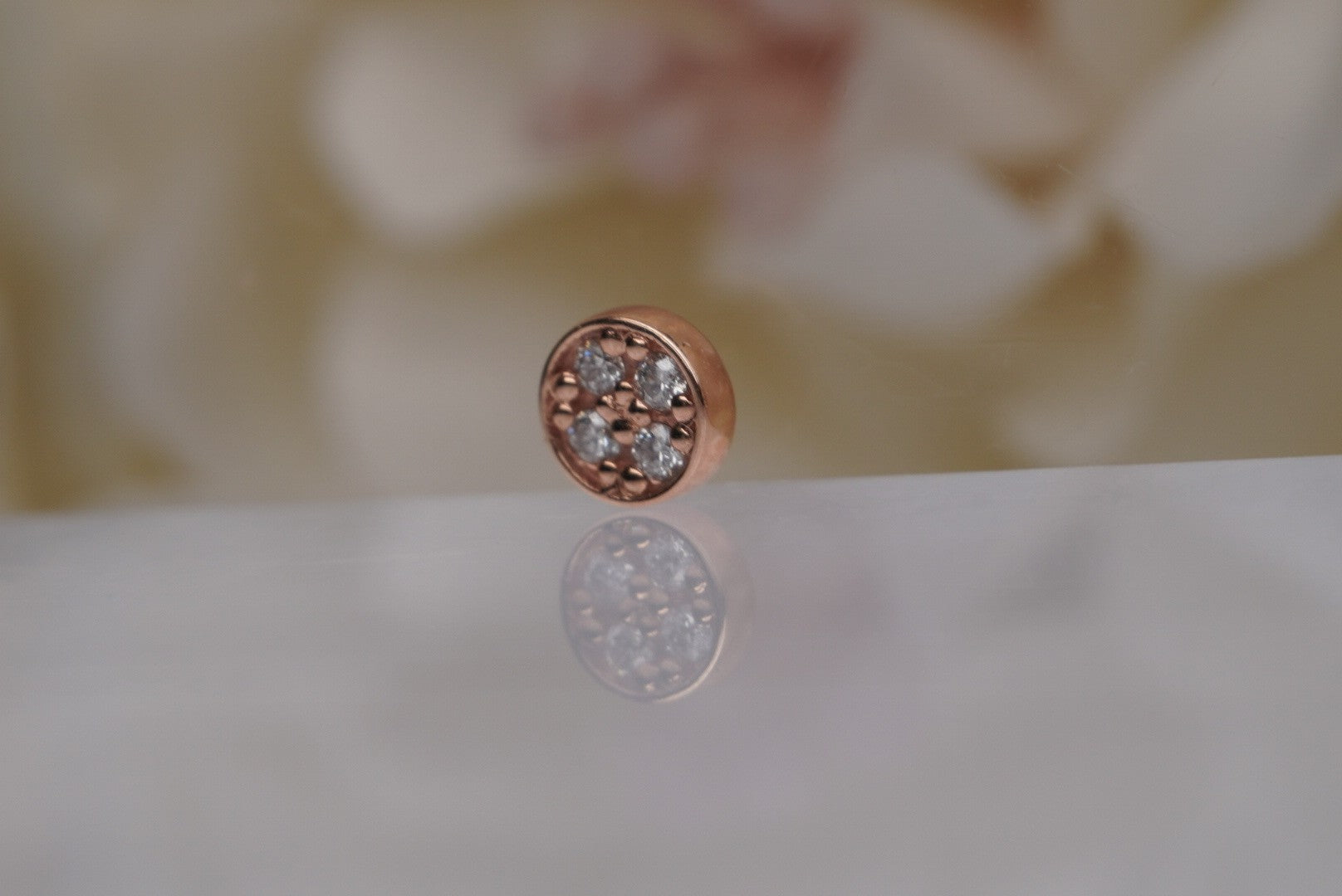 4mm Micro Pave Discs with Crystals