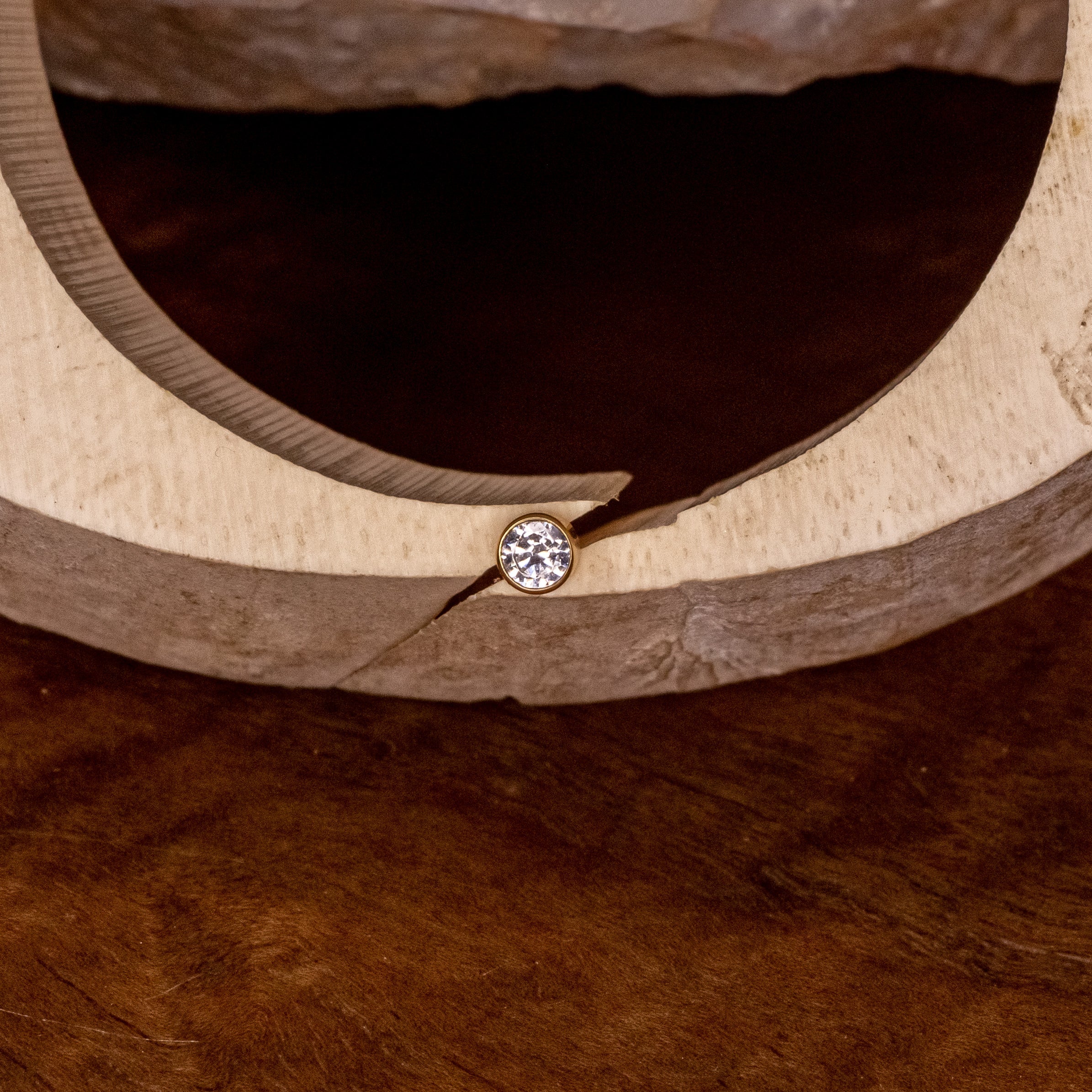 Bezel in Yellow Gold- 3mm