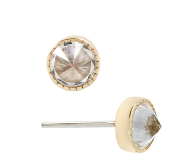 Milgrain Reverse Setting in Yellow Gold