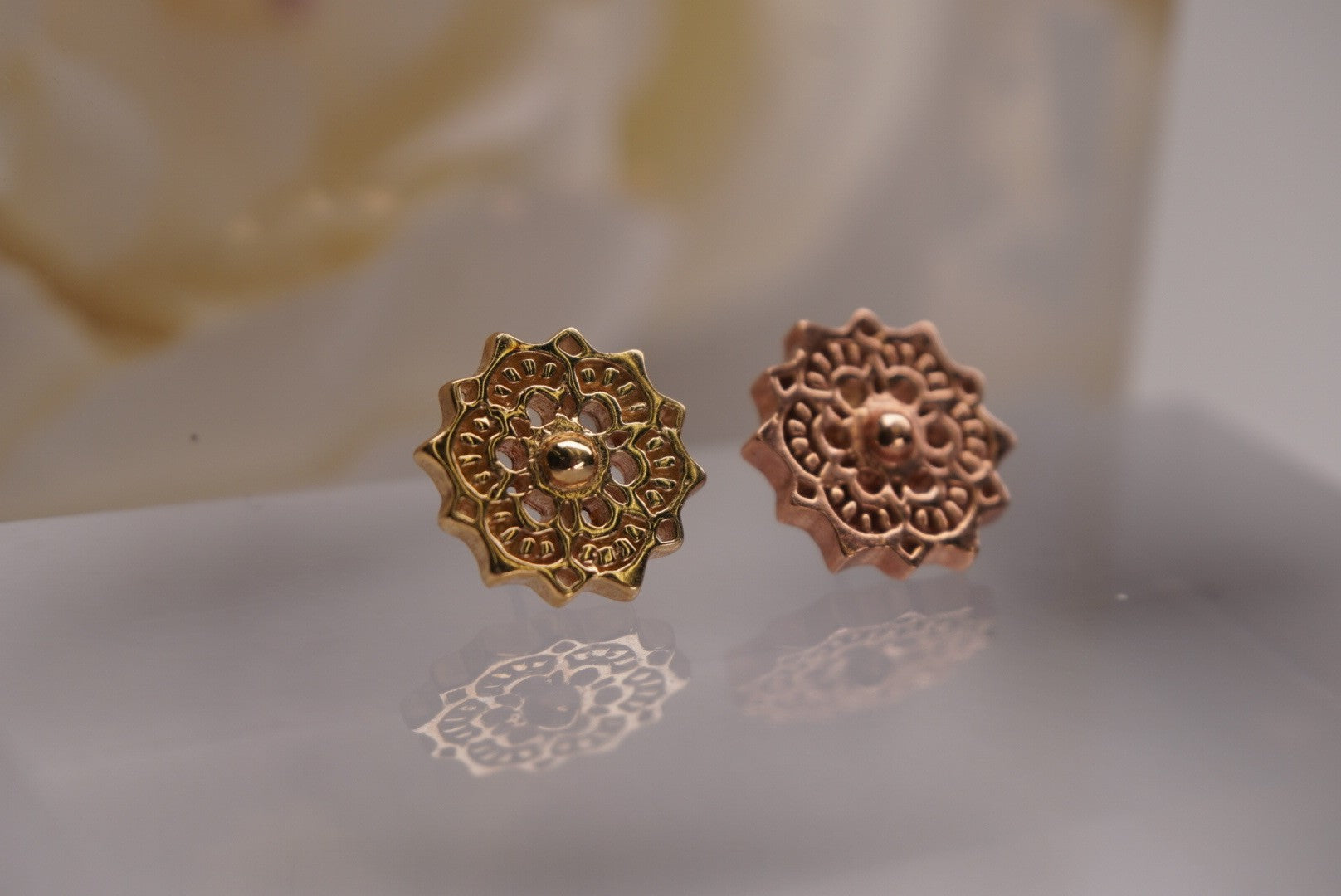 Large Lotus - Gold Plated