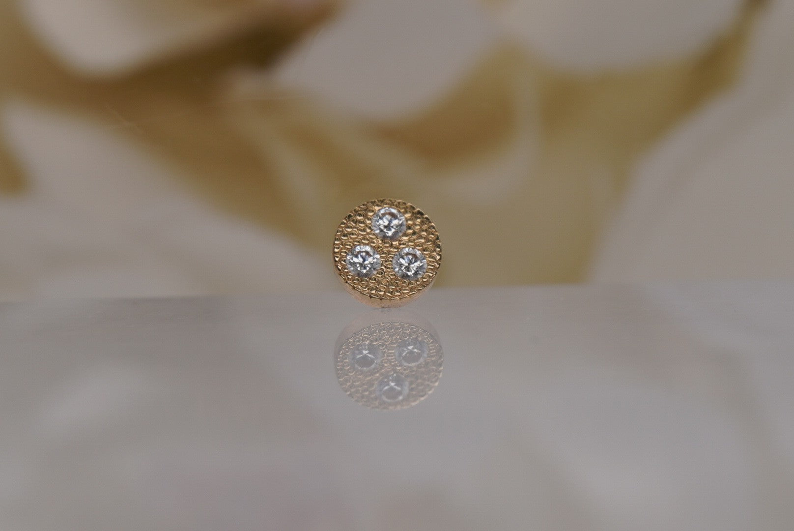 Pave Circle 4mm