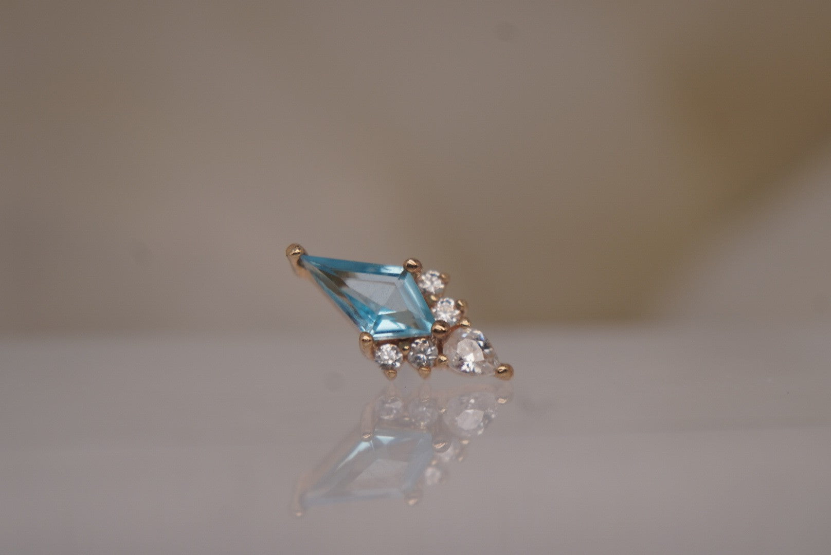 Afterglow with Swiss Blue Topaz