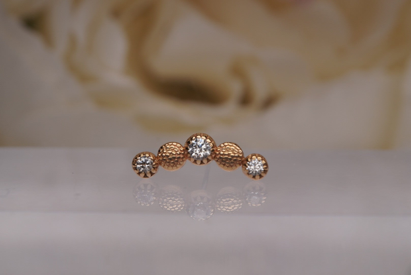Milgrain Cluster in Gold