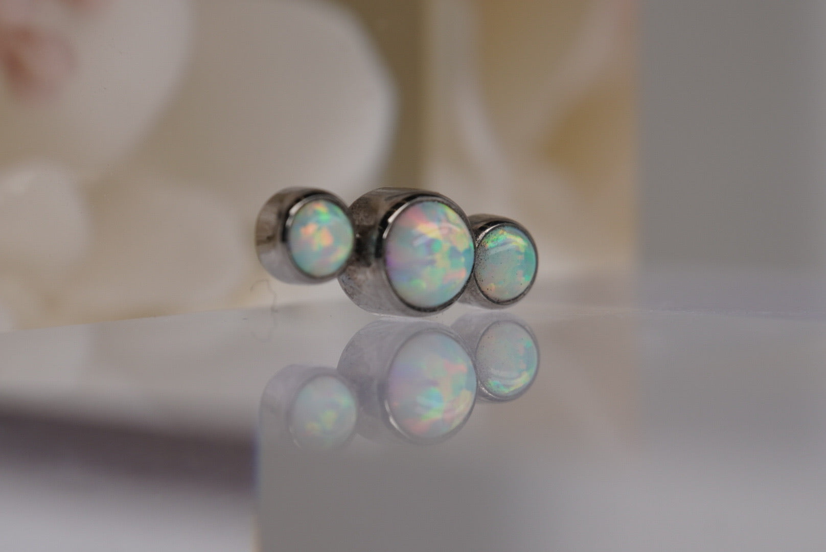 3-Gem  (White Opals)- 14g