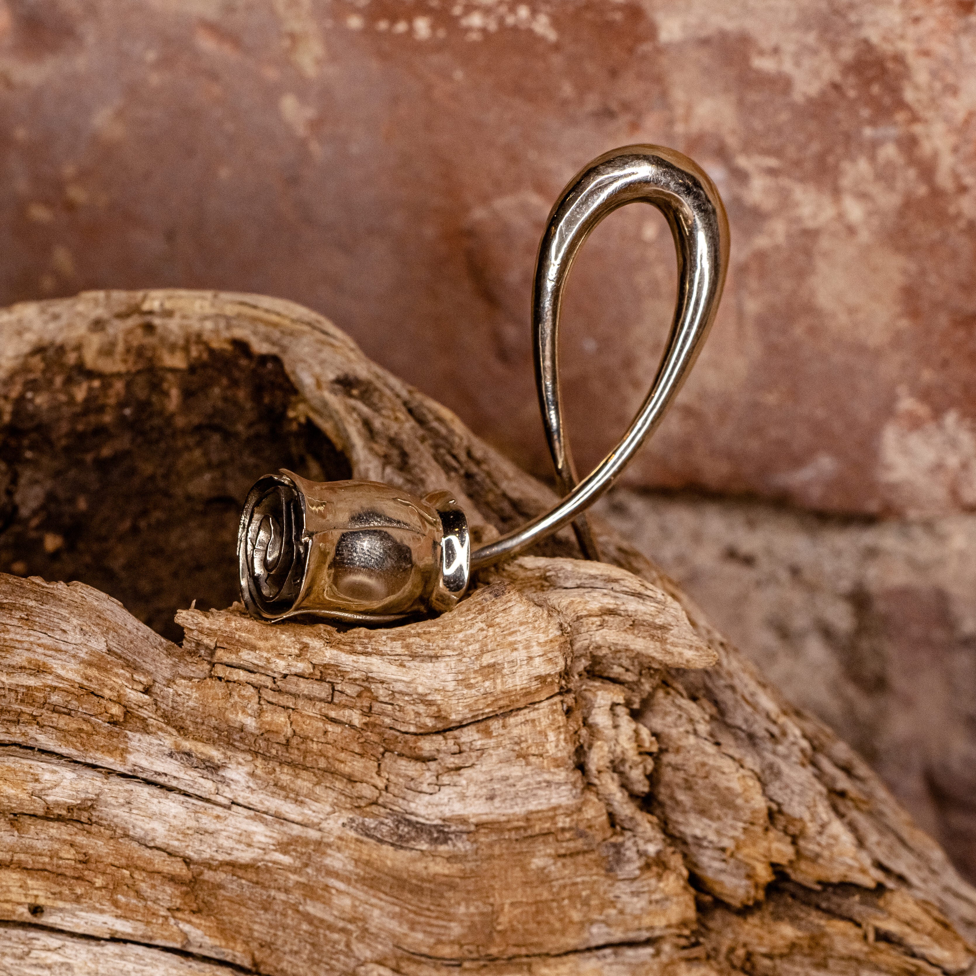 Rose Bud-6g-Silver Plated