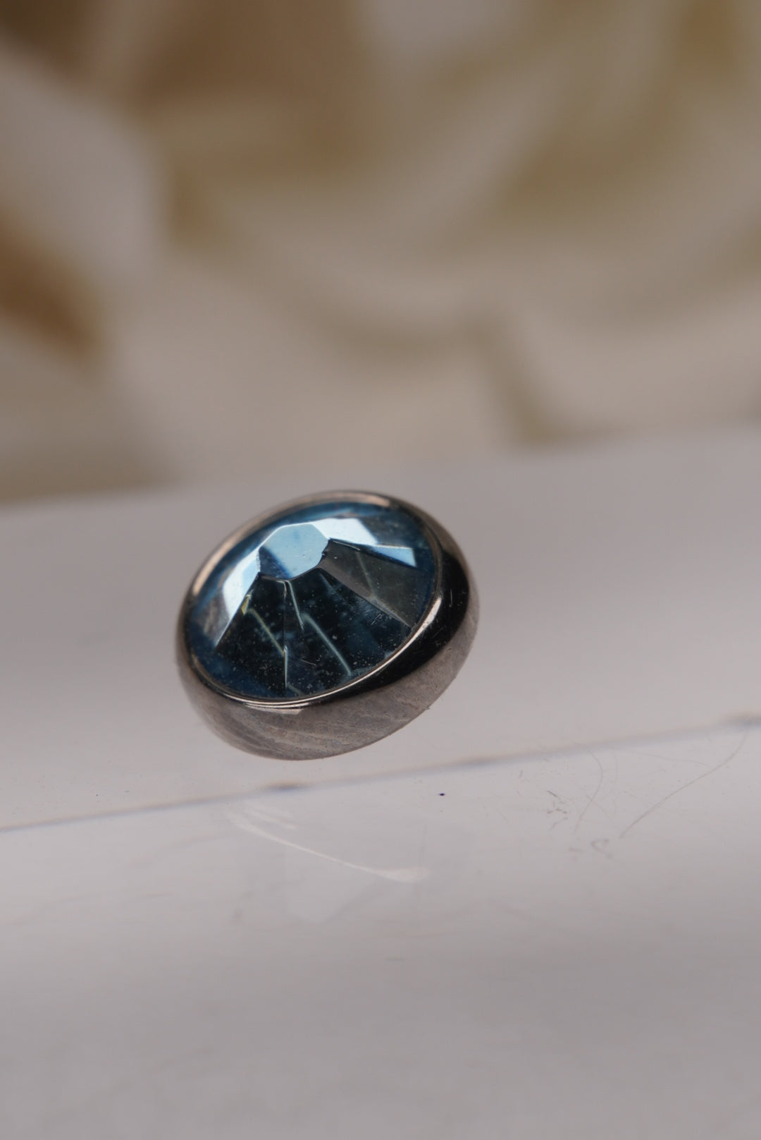 Aquamarine Crystal- Flat Faceted Gems 16g
