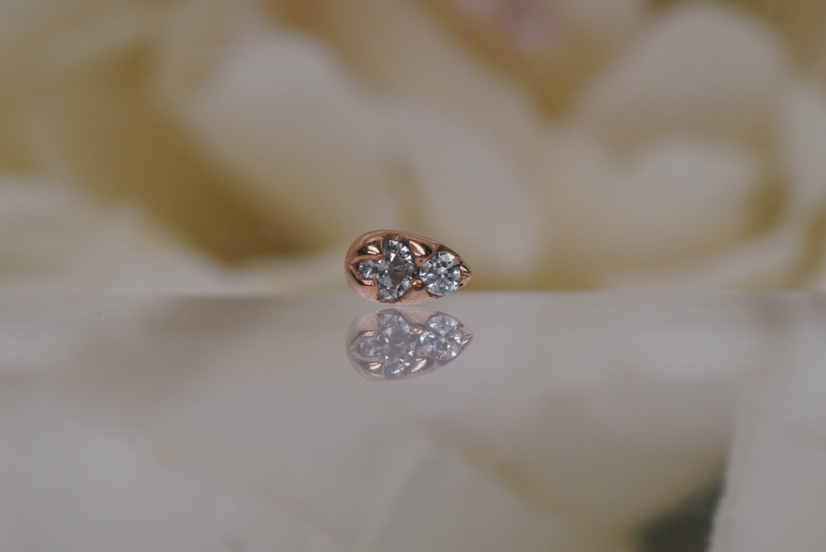 2-Gem Pear Shape in Gold-16g