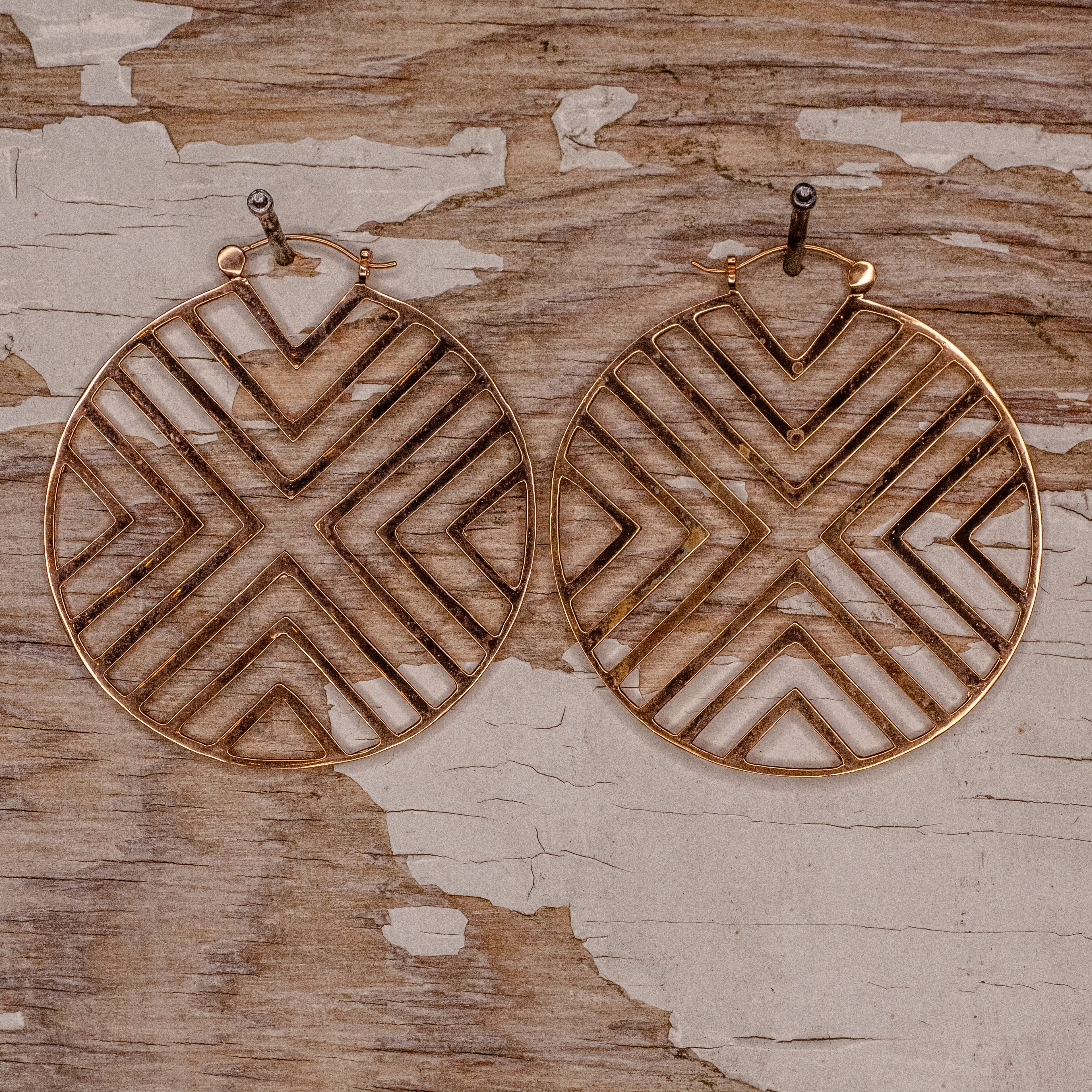 XX Hoop- Rose Gold Plated