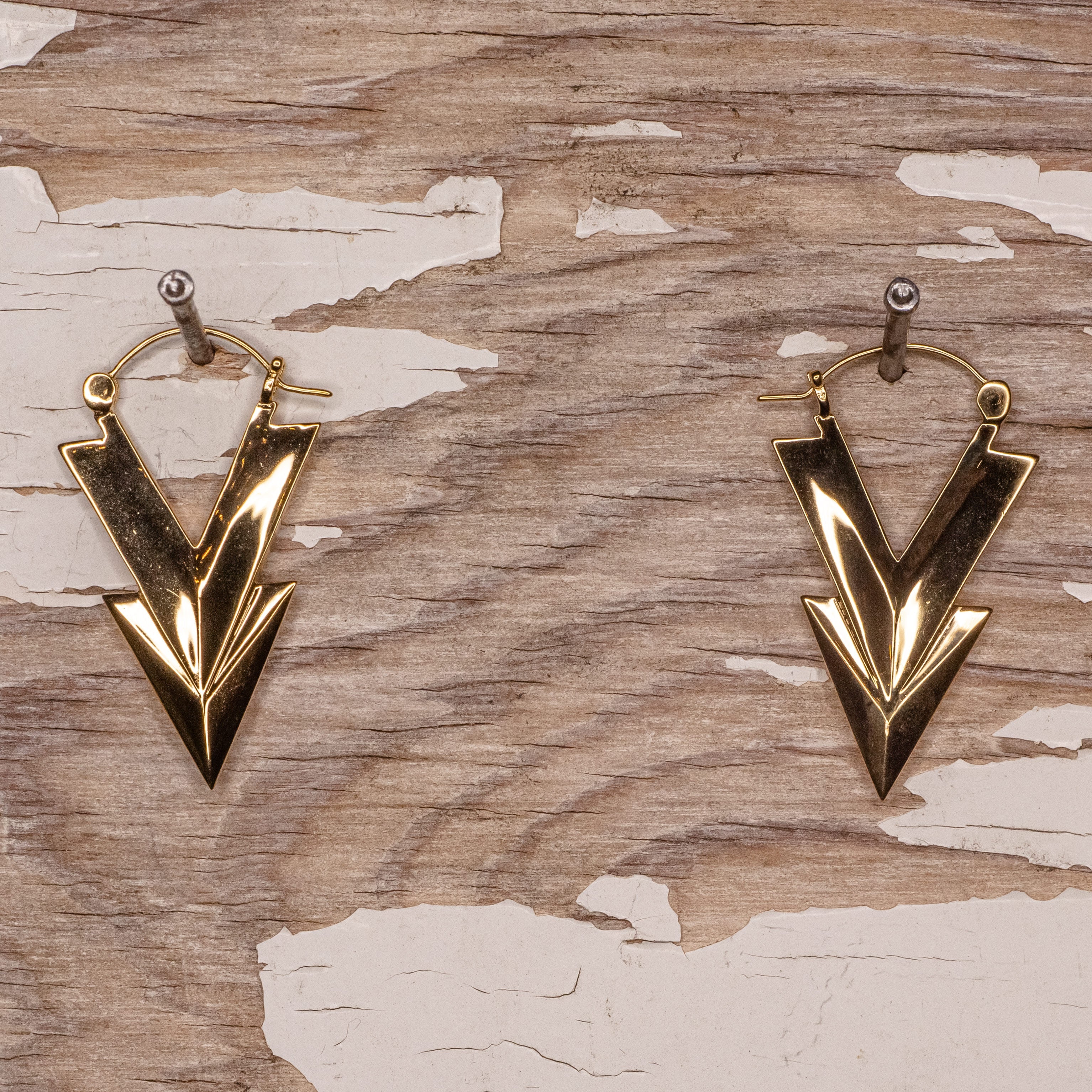 Shooting Arrow-18g-Yellow Gold Plated