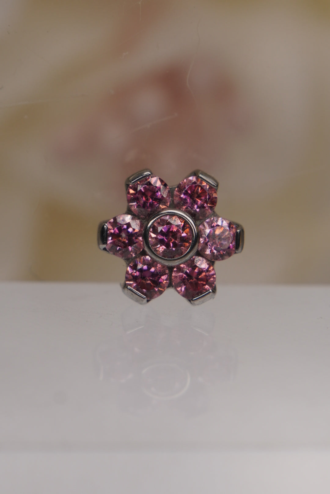 6-Petal Flower 6mm (Pink)