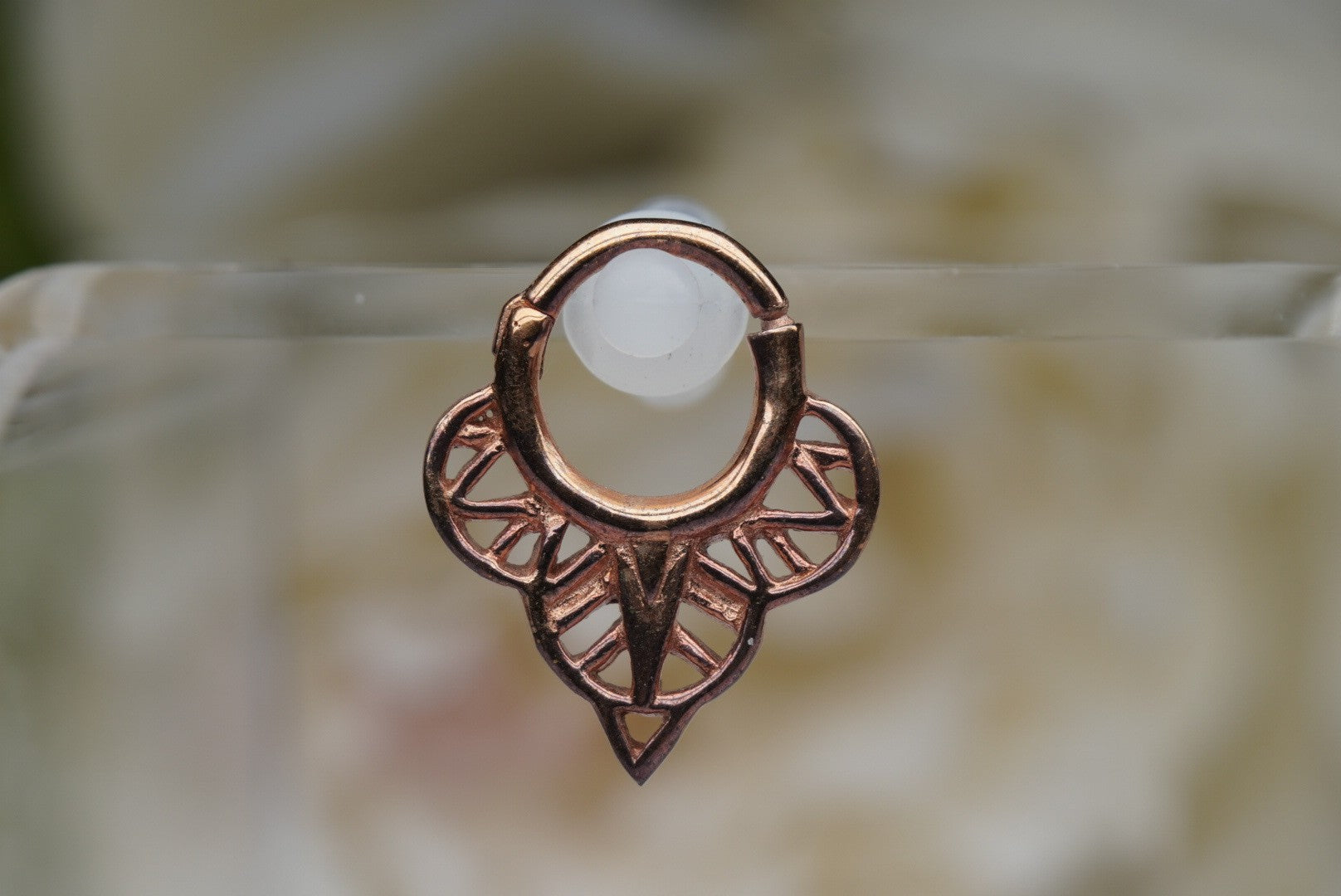Princess Clicker-16g 5/16" - Rose Gold Plated