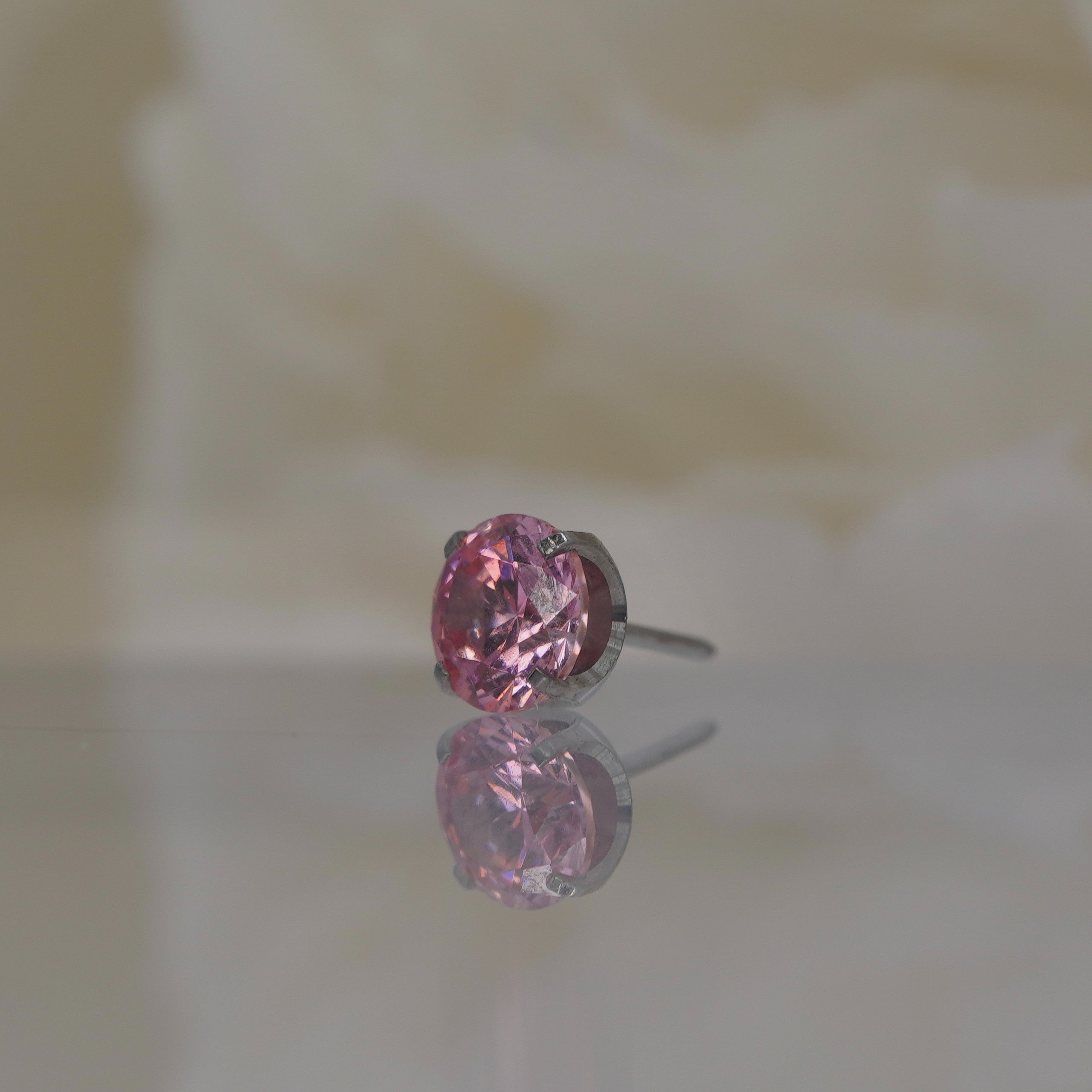 Special Pink Crystal - 4 Prong